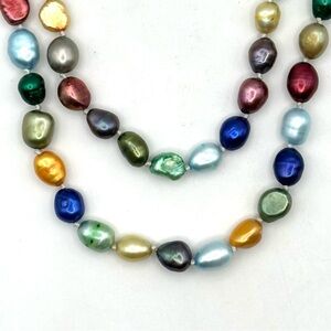 Honora Baroque Freshwater Pearls Necklace Multicolor Strand